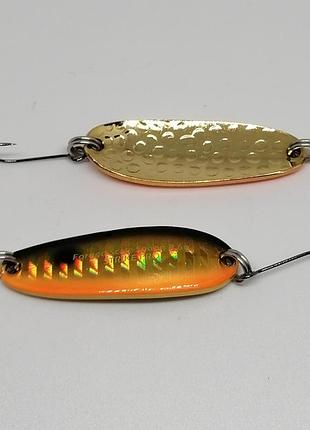 Блесна strike pro forged scale spoon 613-713 gold