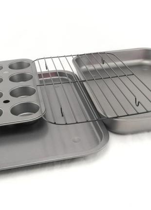 Набір форми для випікання 3 шт. і 1 шт. решотка для запікання