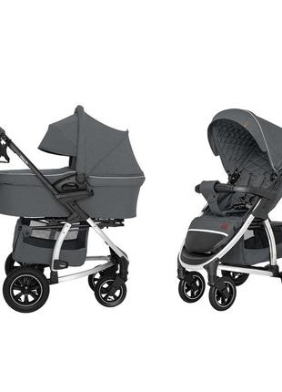 Коляска универсальная carrello vista crl-6506 (2in1) steel gray / 1 /