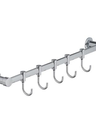 Планка з 5 рухомими гачками zerix lr205-5 (ll1419) pro_407