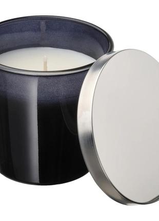 Ikea баночка для ароматических свечей с крышкой lövträd (605.271.41)