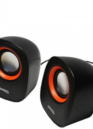Комп'ютерні колонки jedel jd-m600 чорні з червоним pro_169