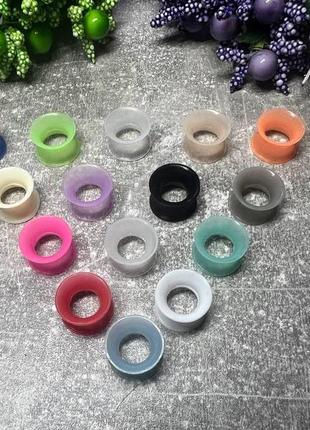 На 32 мм силиконовые тоннели в разных цветах