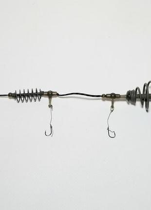 Кормушка оснащённая мега карась 20 гр крючок n8