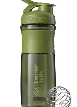 Шейкер спортивний (пляшка) blenderbottle sportmixer flip 28oz/820ml moss green pro950