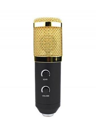 Микрофон студийный music d.j. m - 800u со стойкой и ветрозащитой микрофон для студийной звукозаписи7 фото