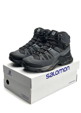 Чоловічі кросівки salomon quest 4 gtx grey black fur