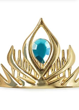 Диадема корона-гребешок золотистая для девочки