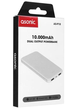 Power bank 10000 mah asonic as-p10