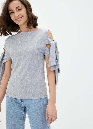 Оригінальна молодіжна блузка з цікавими рукавами-зав'язками