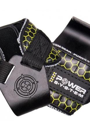 Гаки для тяги на зап'ястя power system ps-3360 hooks v2 black/yellow l pro780