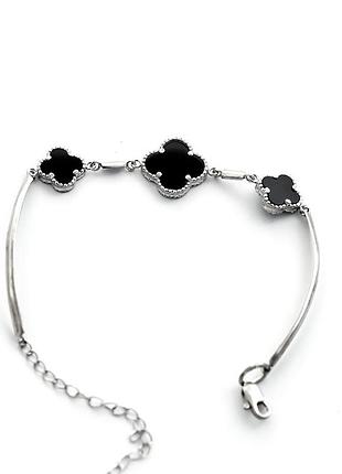 Женский браслет клевер