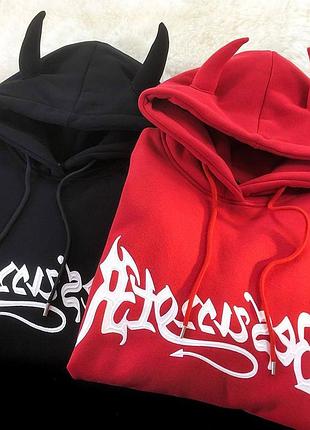 Худі з ріжками😍 3