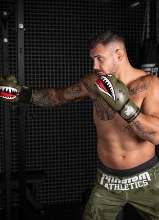Боксерские перчатки phantom fight squad army 16 унций pro 3000