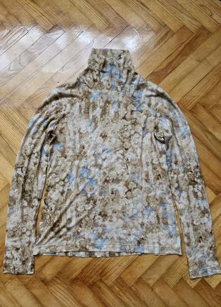 Caliban skin like-італійський гольф водолазка у принт, р.-42 італ