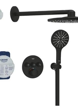Душевая система скрытого монтажа grohe grohtherm smartcontrol с rainshower smartactive 310 (34863kf
