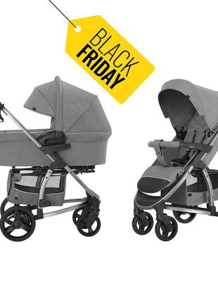 Коляска универсальная carrello vista crl-6501/1 (2in1) shark grey / 1 /