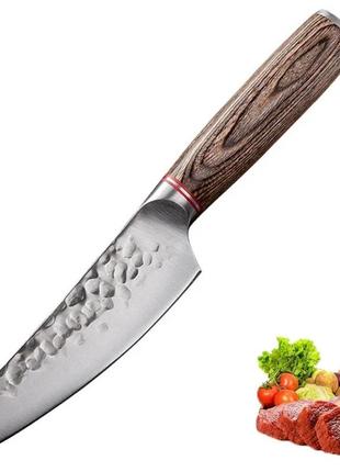 Ніж кухонний кований з нержавіючої сталі з чохлом
