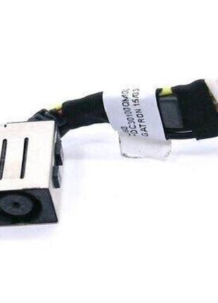 Разъем питания ноутбука dell latitude e5250, zam60, 08jj7t, dc30100qm00 (7.4*5.0 central pin) с кабелем.
