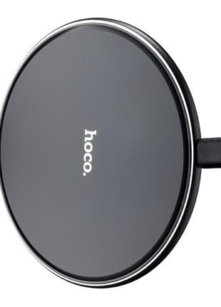 Бездротовий зарядний пристрій hoco cw6 pro easy 15w charging wireless fast charger black white8 фото