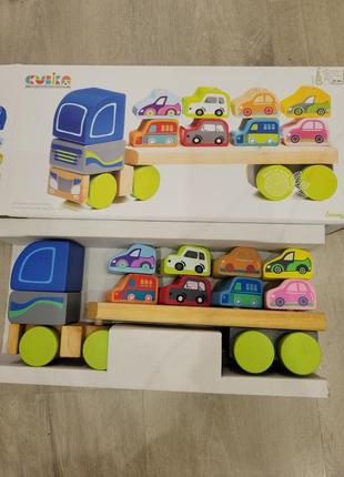 Развивающая деревянная игрушка cubika