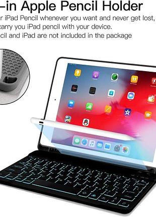 Чохол-клавіатура ipad 9.7 для ipad 6-го покоління, ipad 5-го покоління, ipad pro 9,7 дюйма, ipad air 2