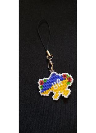 Брелок из бисера