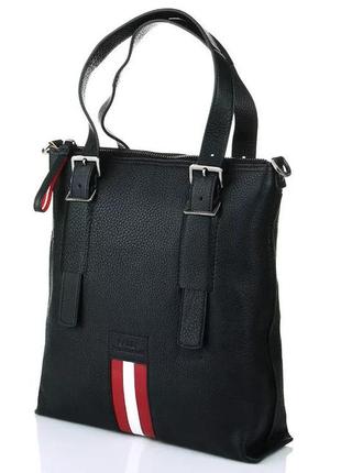 Сумка кожаная вертикальная bally 2295-3