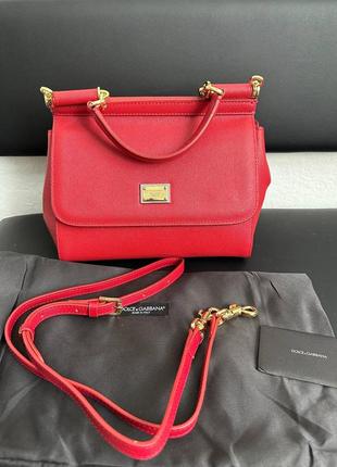 Сумка в стиле dolce&gabbana 💕❤sicily red