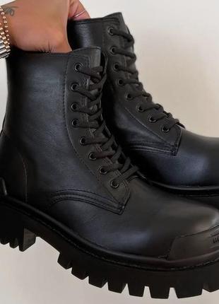 Женские ботинки balenciaga tractor boot