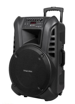 Аккумуляторная колонка с усилителем kruger&matz km 1715 15"
