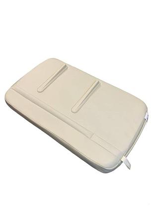 Подставка для ноутбука vhg gx1, подушка с держателем для телефона, beige