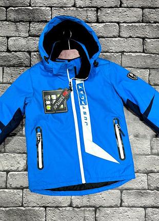 Куртка термо зима dl&am для подростка 7-16 лет , электрик, 128