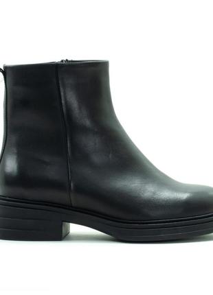 Черевики жіночі зимові чорні vilansi v8629 black leather 36 розмір