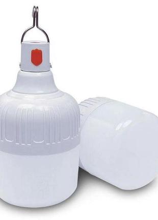 Аккумуляторная led лампа 40 w, кемпинговый переносной фонарь