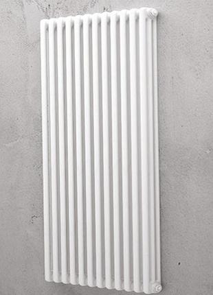 Трубчастий радіатор multicolumn h=570 (міжосьова 500 мм) 3-22 (секцій) білий(бокове 1/2″) δt50=1210 w delonghi