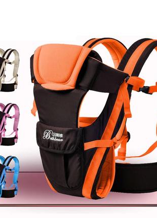 2в1 кенгуру - переноска, эргорюкзак для детей бежевый