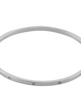 Серебряный браслет ogosilver с без камней, вес изделия 9,18 гр (2128885) 18 размер