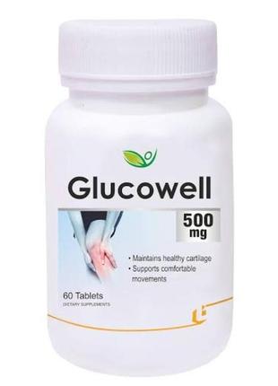 Комплекс глюковел биотрекс glucowell biotrex 500 мг 60 таб хондропротекторы для суставов пищевая добавка