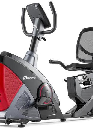 Горизонтальний велотренажер hop-sport hs-070l helix червоний iconsole+
