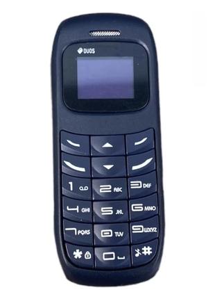 Мини мобильный телефон l8star bm70 mini bluetooth гарнитура 2 sim карты синий