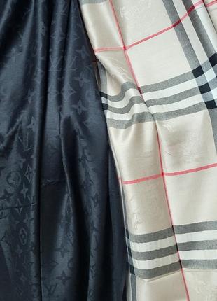 Люксовые палантины lv, burberry, новые, 180×70