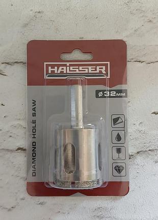 Коронка алмазна по керамограніту 32мм haisser 2712332