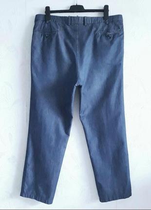 Тончайшие летние брюки, джинсы, 54-56-58, тончайший хлопок, punto  moda3 фото