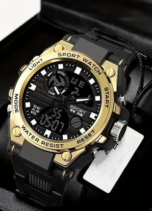 Годинник наручний подвійний дисплей спортивний