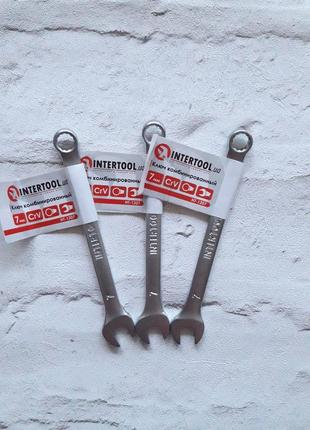 Ключ комбінований 7 мм crv intertool ht-1207