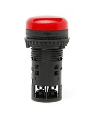 Лампа сигнальная led матовая elpi-024с-r 24v ac/dc (красная), етi