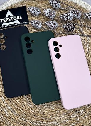 Чехол для samsung a34 силиконовый с микрофиброй wave матовый однотонный противоударный