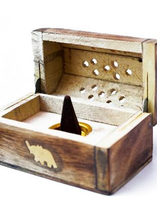 Подставка для конусов шкатулка, подставка под ароматические конусы