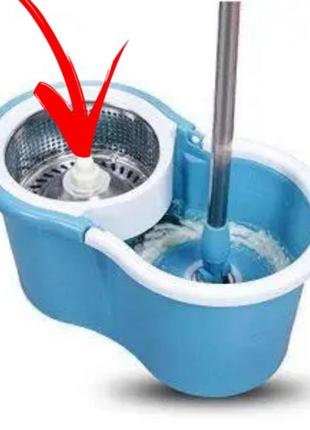 Центрифуга металлическая для швабра с отжимом и ведром спин моп spin mop швабра...
